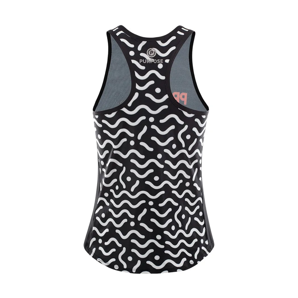 Women Running Singlet Hypermesh ELITE (Black)